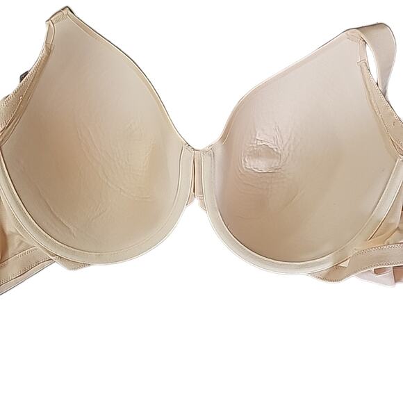 Ambrielle Womens NWOT 42DD Full Figure Beige Mesh Everyday Full Coverage Bra - Picture 4 of 10